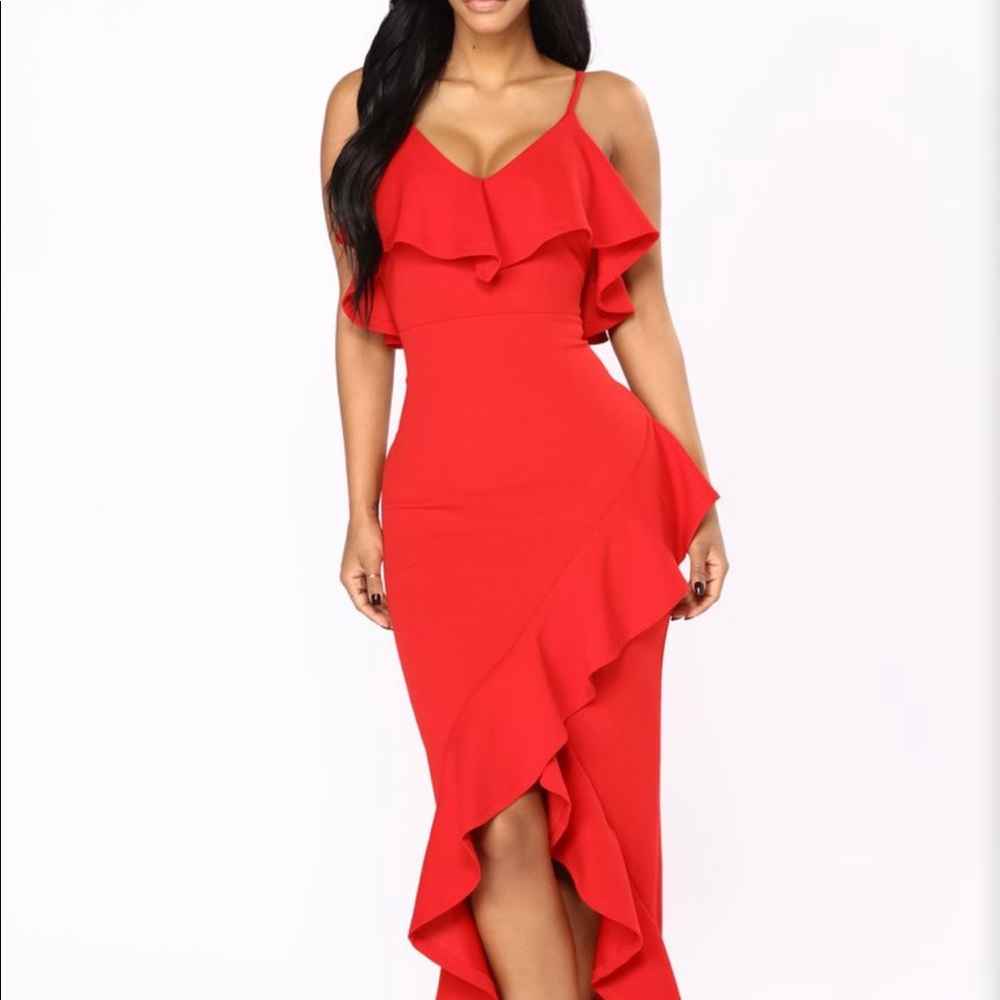 Fashionnova Red Dress - Small